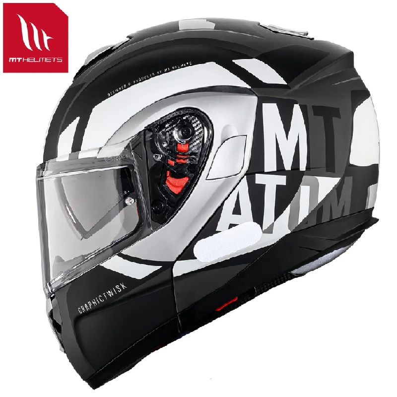 

Мотошлем 2026 MT ATOM SV Flip Up с двойным визором, сертификация ECE DOT, для бездорожья, Cascos para motos, Capacetes, Casco moto