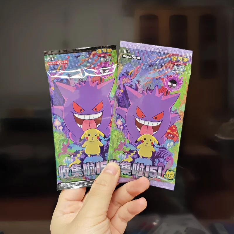 

В наличии оригинальный Ptcg Pkm: серия Scarlet & Violet Collect 151, китайская версия, упаковка, коллекционные карты подарков-сюрпризы