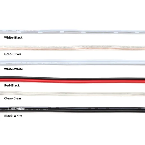 Imagen 2 del producto Cable eléctrico UL2468 de 2 pines, 2 ~ 100m, cobre estañado, aislado, PVC, calibre 16/18/20/22/24/26/28/30, Cable de tira LED de extensión AWG