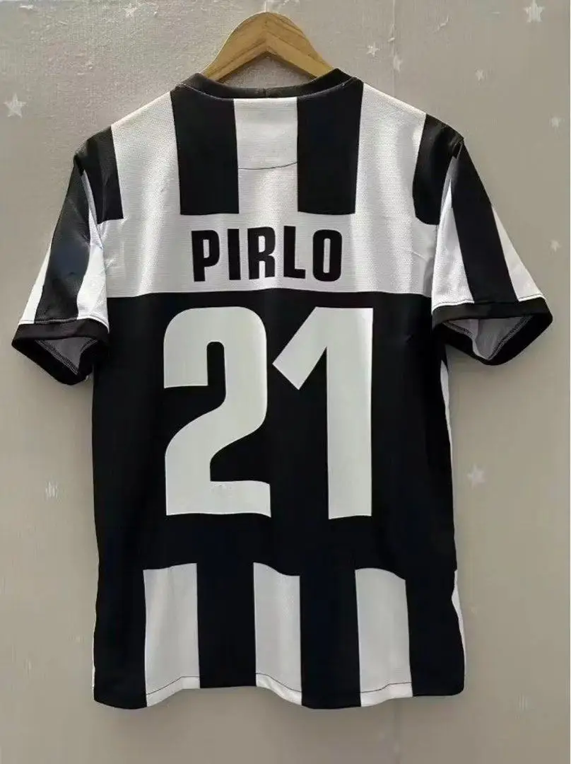 Camiseta de fútbol clásica retro Juve Pirlo # 21 3D,Unisex,Maillot De Foot,Camiseta De Fútbol,Edición De Coleccionistas,Legend,Equipo De Apoyo