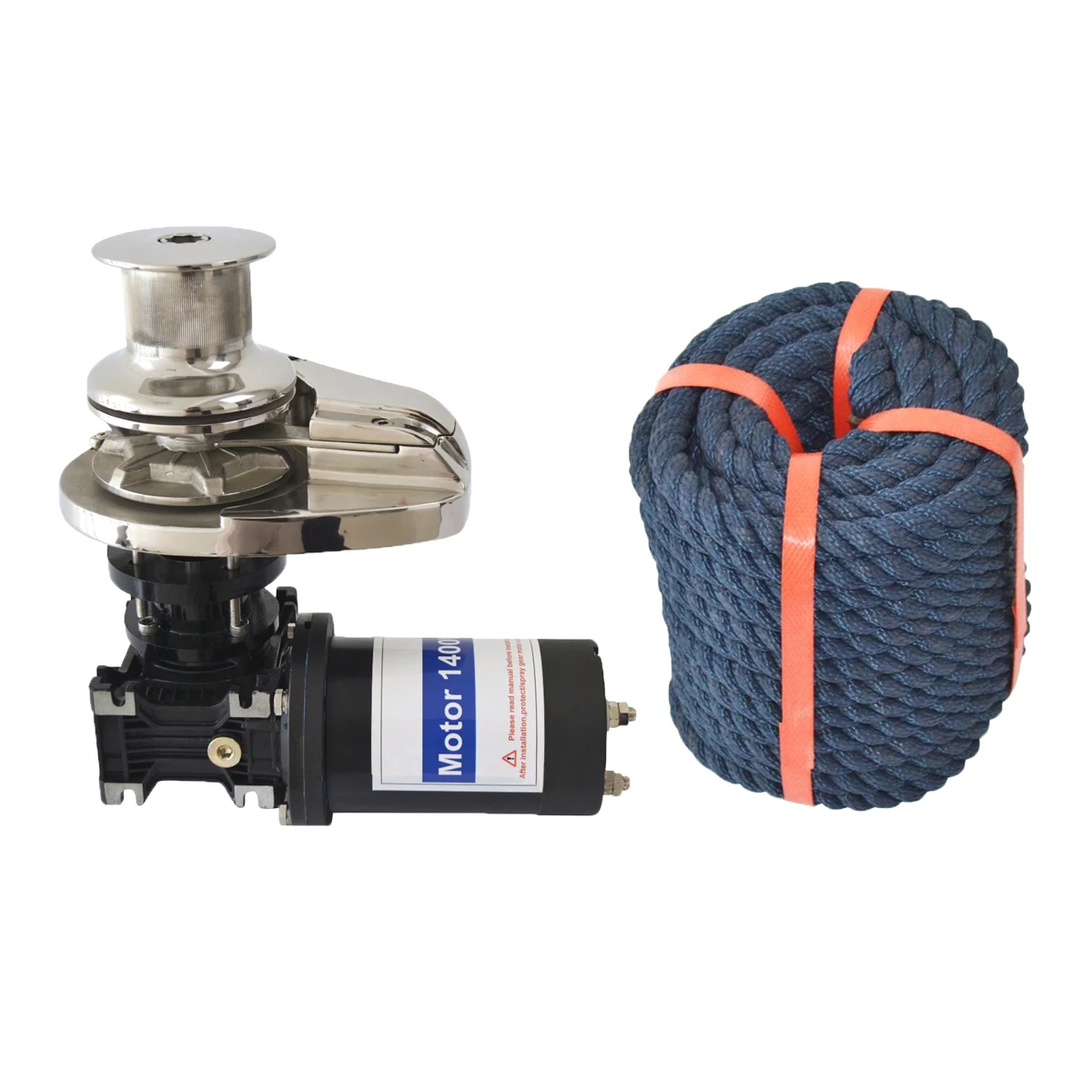 ZD Marine Grade Stainless Steel 316 Boat Vertical Anchor Windlass 1200W Household Small Electrical Anchor Winch