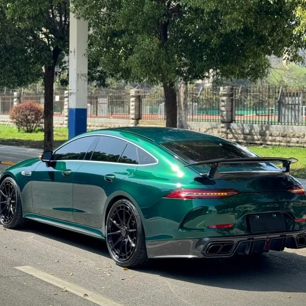 

Агатово-зеленая металлическая автомобильная виниловая пленка для автомобилей, мотоциклов, полная частичная обертка цвета кузова, модифицированные аксессуары для авто