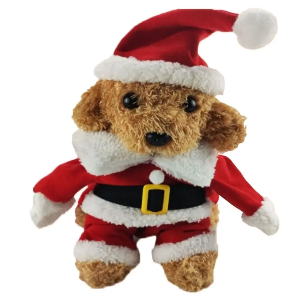 

Funny Christmas Santa Cosplay Dog Suit Dog Hoodies Pet Costume with Cap