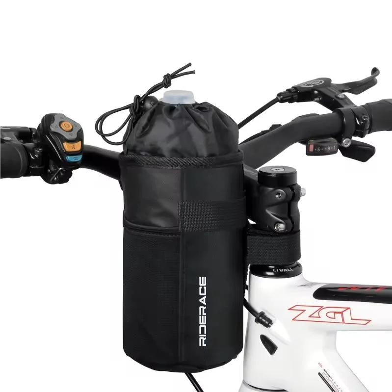 

Bicycle Handlebar Bag Bike Water Bottle Carrier Pouch Portable MTB Road Cycling Insulated Kettle Bag Riding Equipment