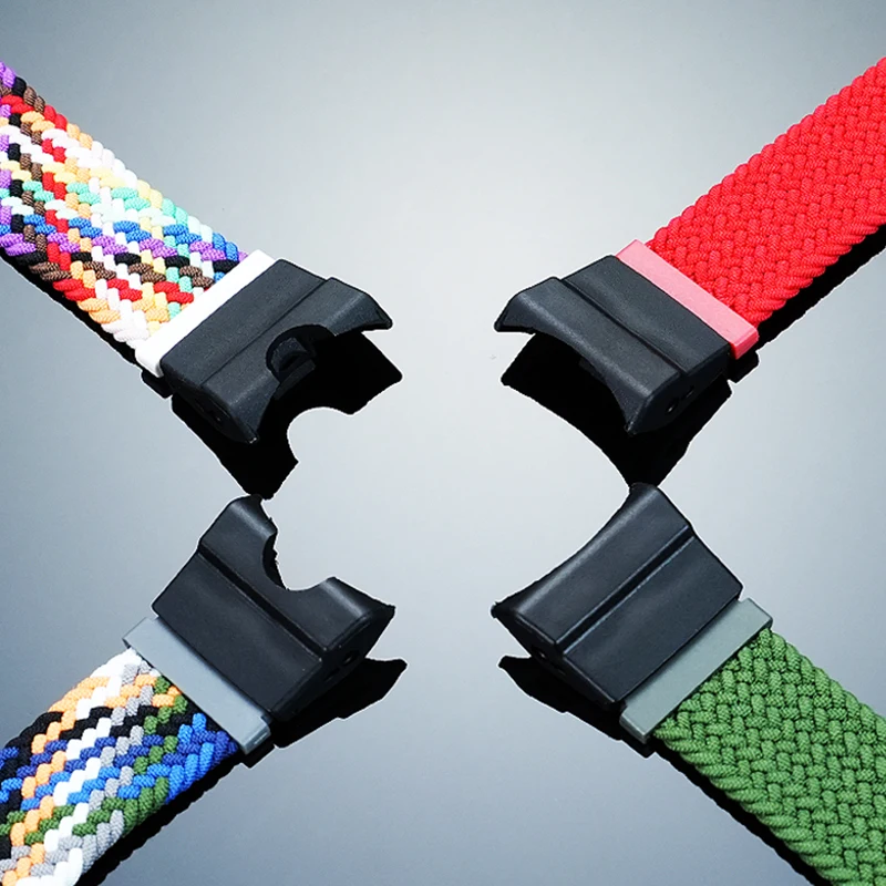 Cinturino orologio in tela fai-da-te per CASIOGG-B100 Little Mud King cinturino in nylon di ricambio per alpinismo all'aperto maschio 5594 Accessori