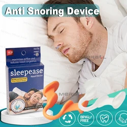 Anti Snoring Nasal Dilator Improve Sleep Silicone Nose Clip Sleeping Aid Snore Stopper Anti-Snoring Devices Help Breathe