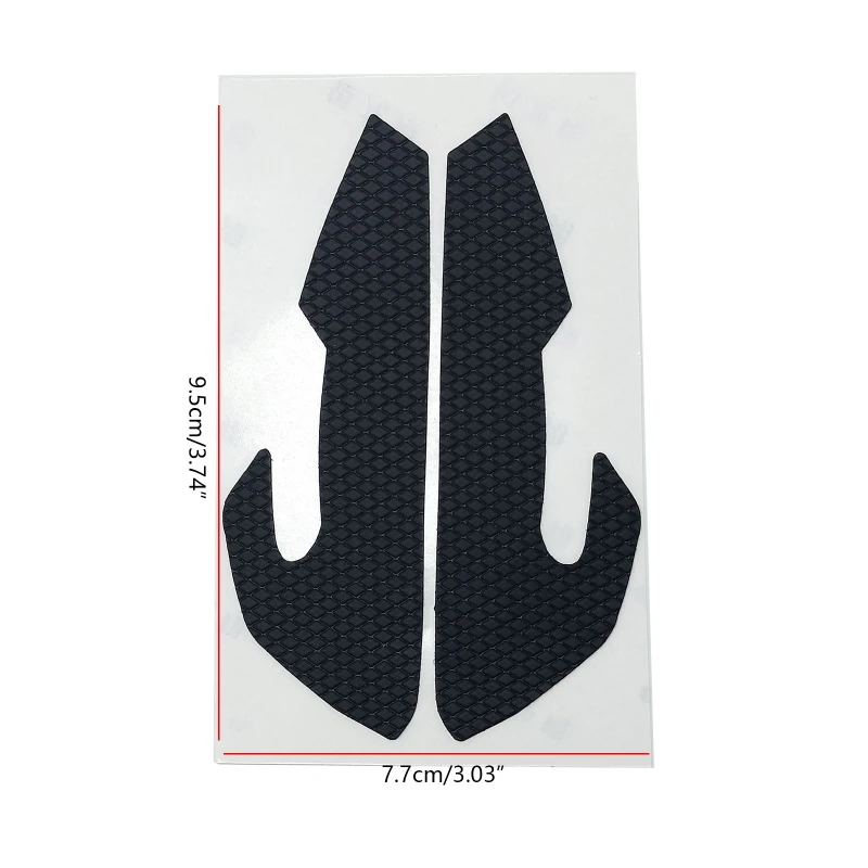 1 مجموعة ماوس الجلد ماوس الجانب منصات اليسار اليمين زر ملصقات ل رازر فايبر النهائي الفئران منحني حواف سيليكون قبضة