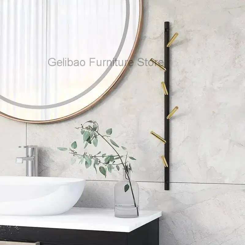 رفوف معطف معلقة صالة مفتوحة مجلة الشمال الفاخرة الدائمة مكان توفير الأحذية السكك الحديدية فستان المدخل Perchero أثاث المدخل #2