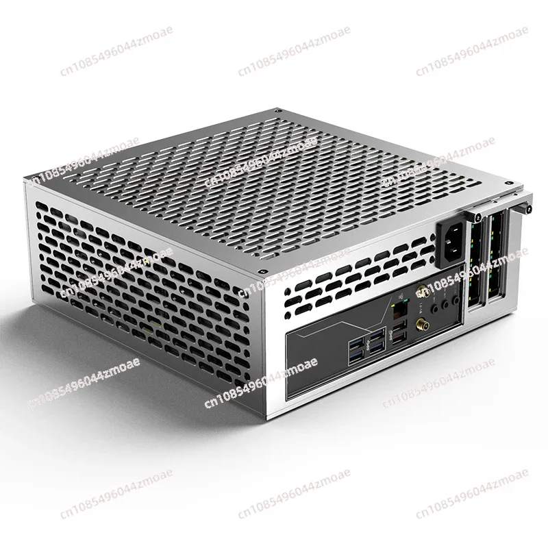 New 5-liter mini A24-V5 dual slot single display 1u power itx chassis, double-sided chamfering