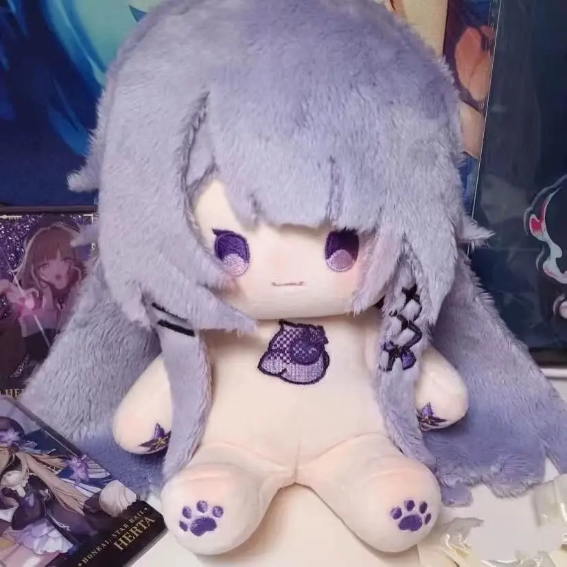 20cm Doll Honkai: Star Rail The Herta Game Anime Plush Doll Body Dress Up Clothes Plushies Stuffed Toys Figures Birthday Gift