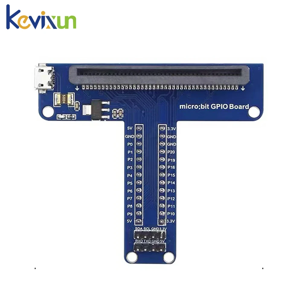 Microbit T-Type GPIO Expansion Board Microbit V1.5 V2 V2.2 Development Board Interface Expansion Board