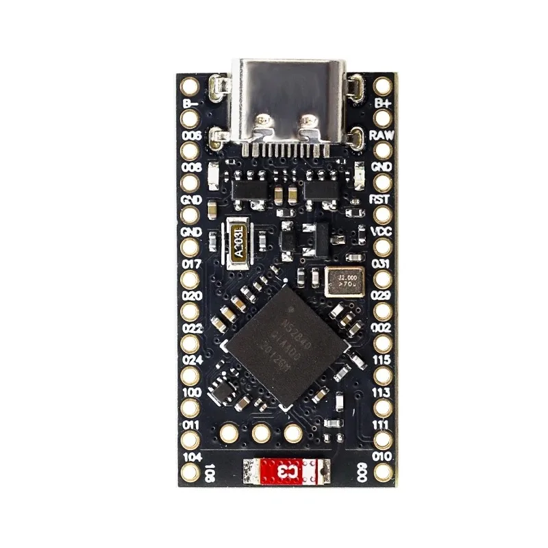 Promicro NRF52840 Micro Dev Board BLE 5.0 1MB Flash, Compatible Nice!nano V2 for ZMK Wireless Mechanical Keyboard, Type-C