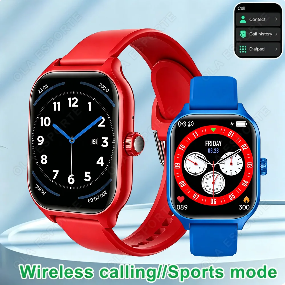 Smart Watch With Full Touch Screen Call Message Reminder Music Control And Other Functions Compatible with iPhone/Android HW12