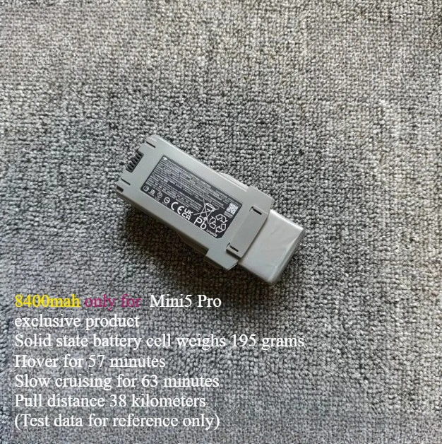 Nowa, powiększona bateria o dużej pojemności 5200mAh/5600mAh/9000mAh/8400mAh, odpowiednia do DJI Mini 5 Pro, bateria o dalekim zasięgu, części do samodzielnego montażu.