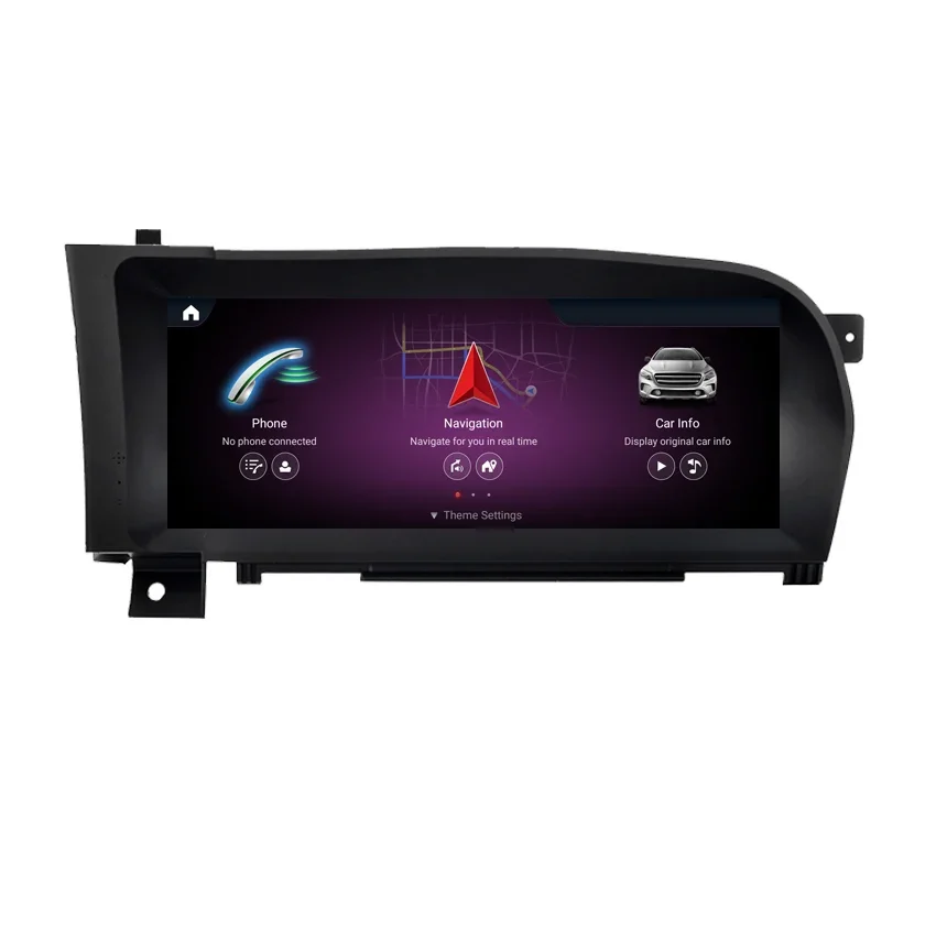 10.25 Inch 4G RAM 64G ROM Car GPS Multimedia Android 13 For Mercedes Benz S Class W221 S500 S450 Carplay Radio