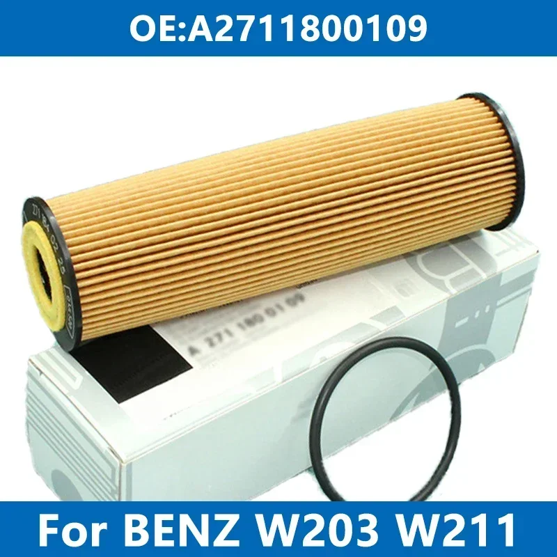 

Car Oil Filter Kit A2711800109 For Mercedes Benz W203 W204 W211 W221 C200 C240 E280 E320 S300 S350 CLS GLK M112 M271 M272 Engine