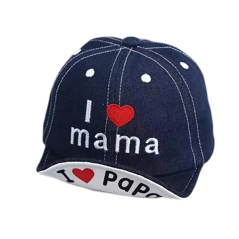 

Adjustable Denim Sun Hat, Suitable for 6-24 Month-old Babies, Boys and Girls, Summer Soft Brim Baseball Cap