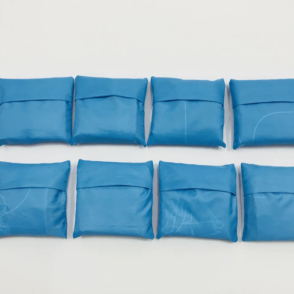 Cheap Folding T-shirt Bag Eco-friendly Versatile Collapsible Reusable Handbag Wholesale Large Capacity Grocery Bag for Travel