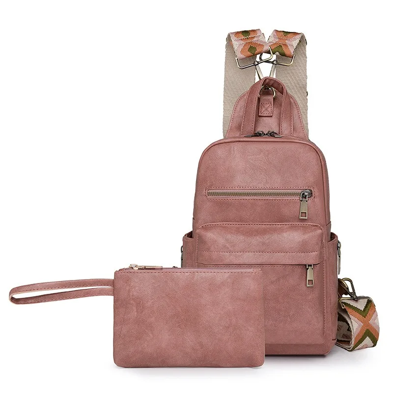 

Sling Bag Crossbody Bags for Women Cross Body Fanny Packs Chest Sling Purses Travel Leisure Sport Backpack Pu Leather Fanny Pack