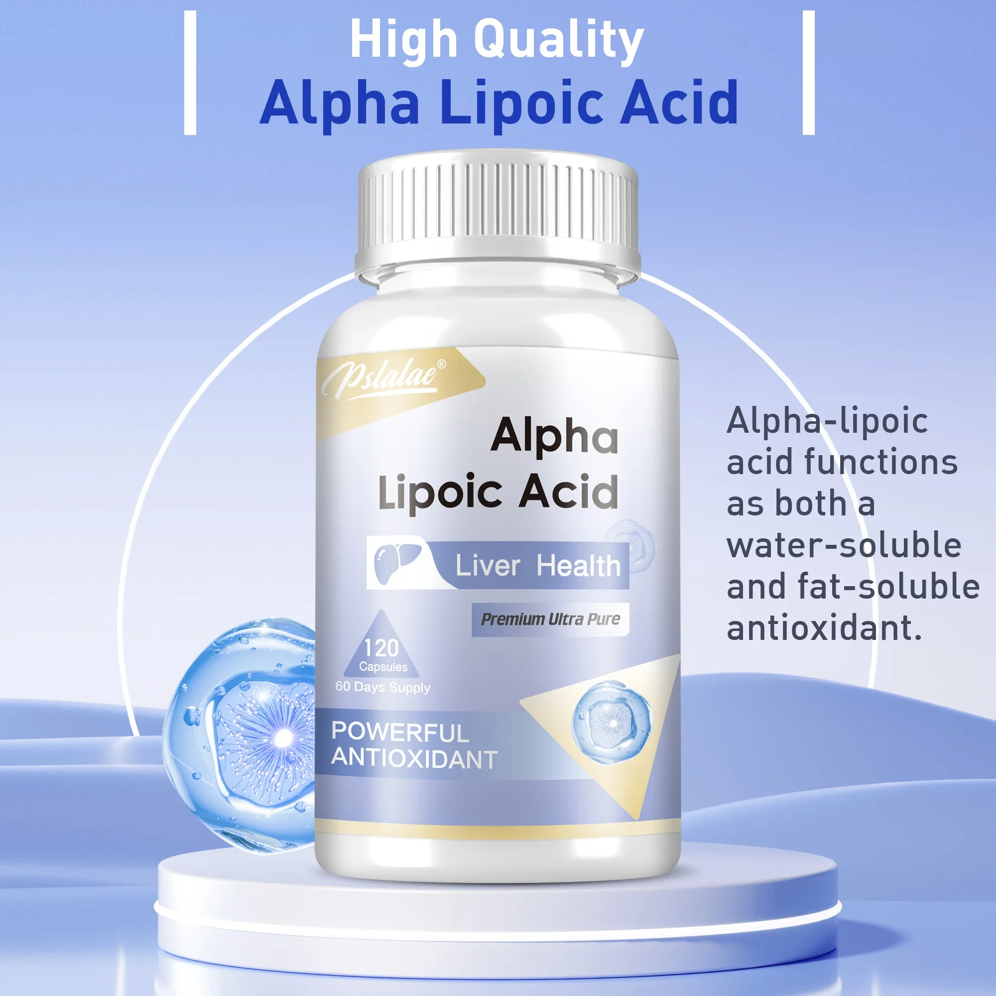 Alpha Lipoic Acid - Boosts Nervous System, Energy Production, Skin Health, Metabolism