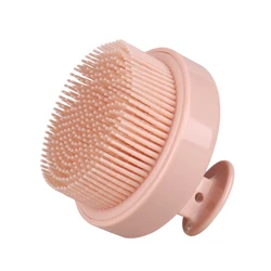 Silicone Shower Brush Scrubber Baby Bath Room Acessories Sponge Bathing Bath Brushes Back Scrubbers for Use in Shower