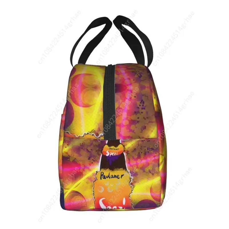 Custom S-Spezies Munich Pattern Insulated Lunch Bags Camping Travel Juice Munich Portable Thermal Cooler Lunch Box Women Kids