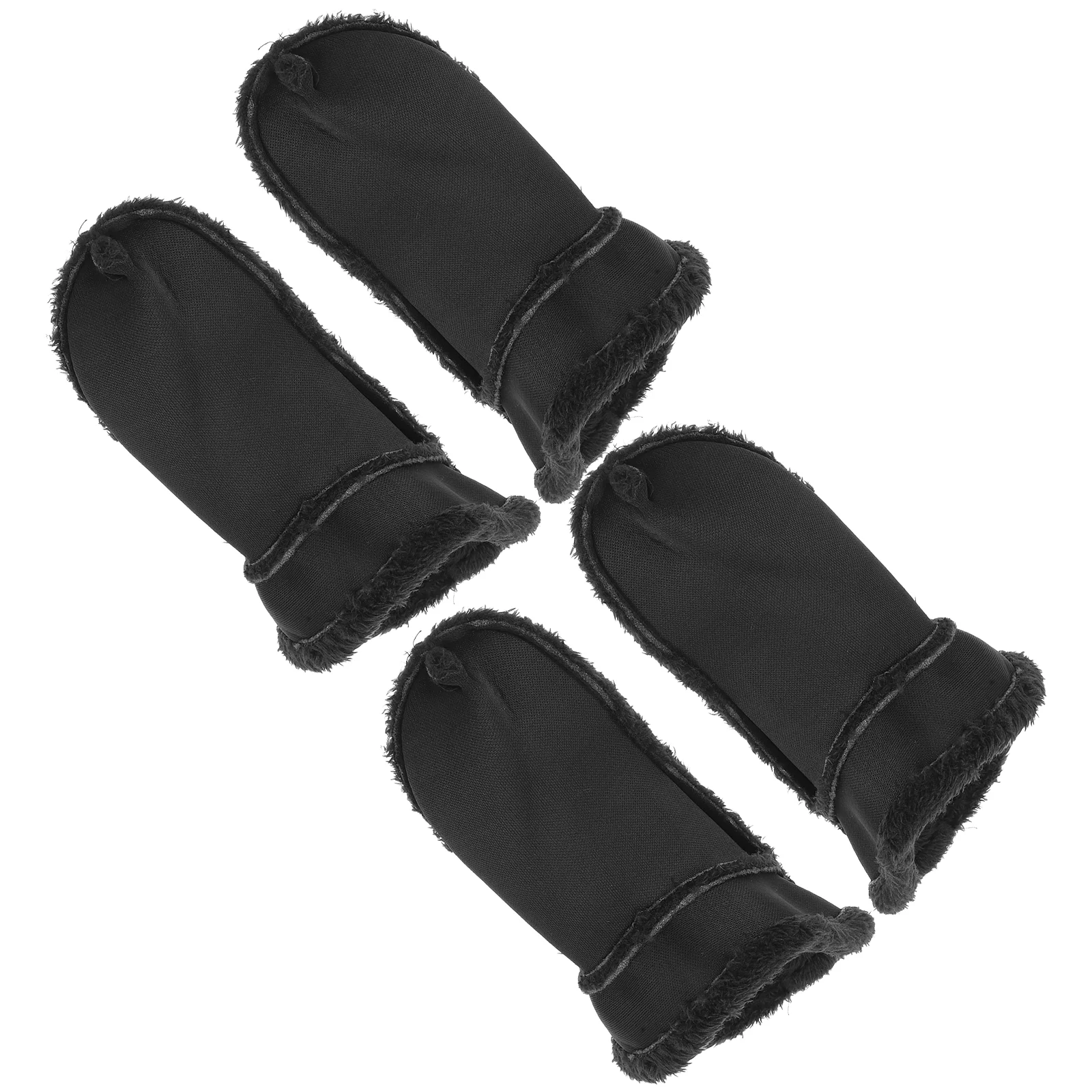 

2 Pairs Winter Warm Clogs Man Shoe Racks Furry Women Plush Removable Liner Shoes Insoles