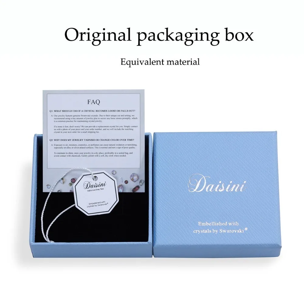 قلادة أنيقة مزدوجة كريستال مزينة بكريستال سواروفسكي والنحاس والذهب الوردي للنساء والزينة اليومية