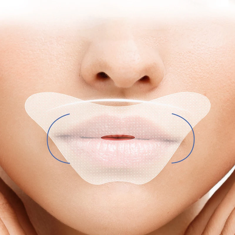(.) 30Pcs Anti-Snoring Stickers For Adult Night Sleep Lip Nose Breathing Improving Patch Mouth Correction Sticker Tape