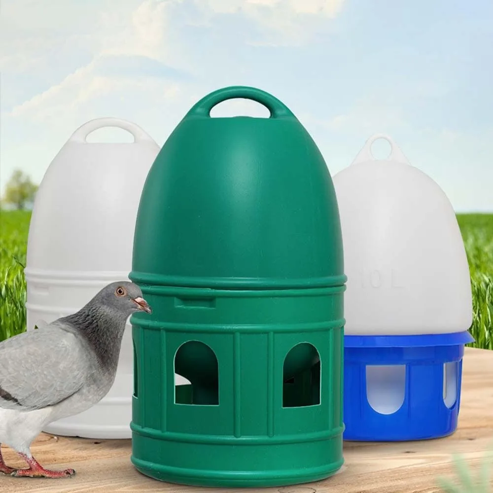 Bird Feeder Water Pot  Bird Cage Accessories Plastic Pet Dispenser Pigeon Container Bottle Large Capacity Bird Cage Handle