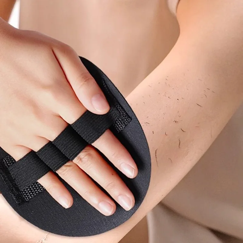 فرك الظهر غير المؤلم وفرك الطين للنساء مع كعك دائري من الجلد للاستحمام، منشفة حمام على شكل إصبع #3