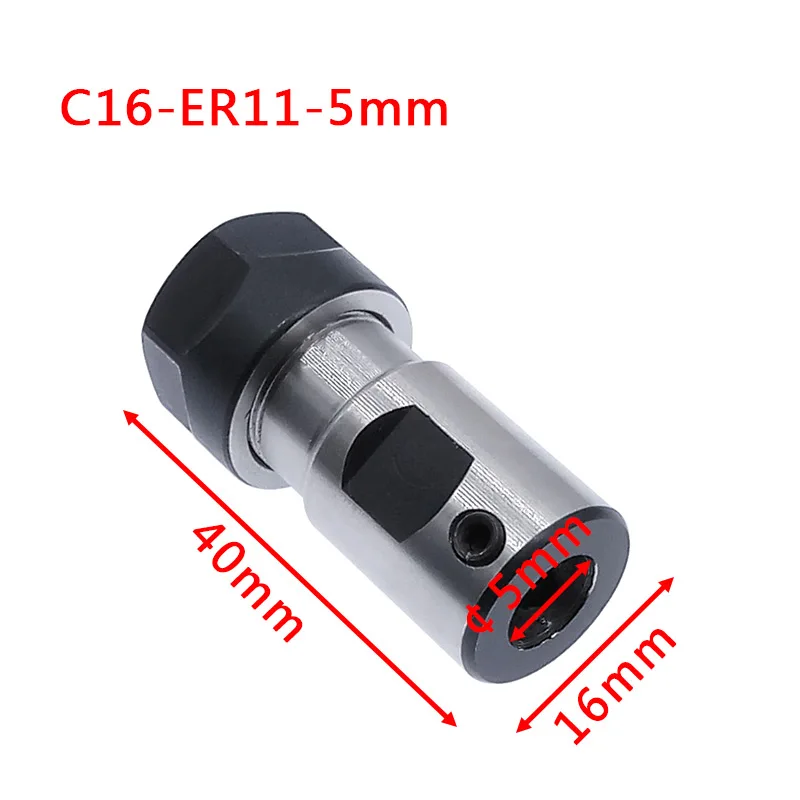 ER8 ER11 ER16 ER20 C10 C16 C20 C25 Tool Holder Motor Shaft Post Spindle 6mm 8mm 5mm 10mm for ER Tool Holder Engraving Machine