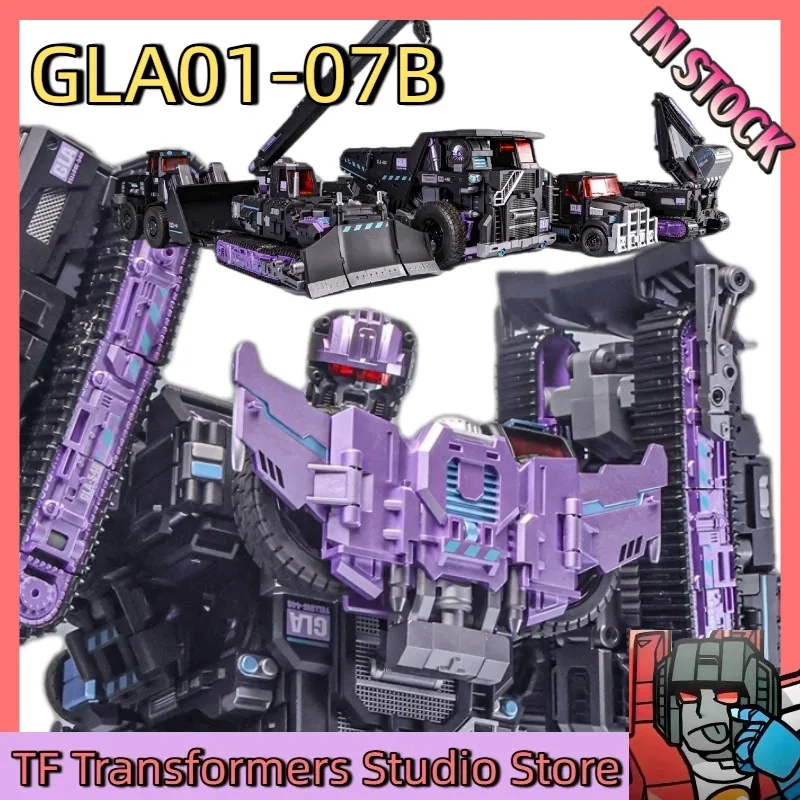 Pre-order GLA01-07B GLA0107B Transformed Toys Mecha Invasion Heavy Builder Devastator Combiner Transformable Toy Obsidian Ver.