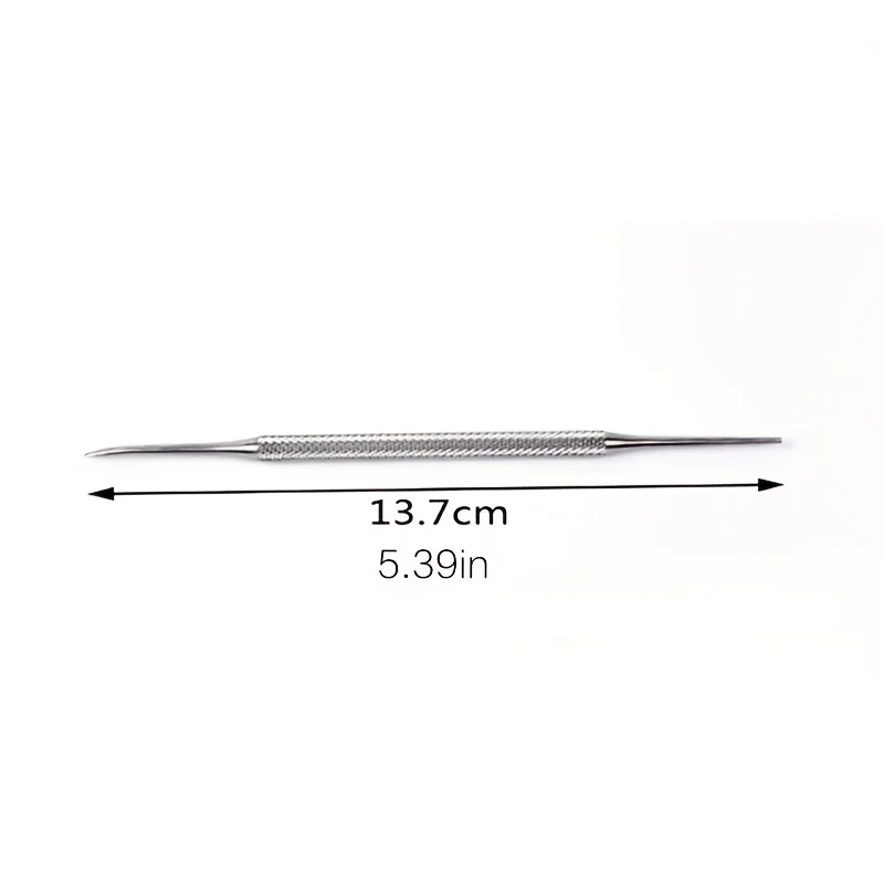 مبرد أظافر من الفولاذ المقاوم للصدأ، مبرد مانيكير، أداة مبرد أظافر، قلم مانيكير متعدد الوظائف، أداة ملف