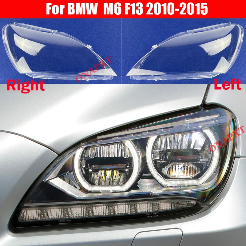 

Auto Car For BMW 6 Series M6 F13 2010-2015 Front Headlight Cover Glass Headlamp Transparent Lampshade Lamp Lens Shell