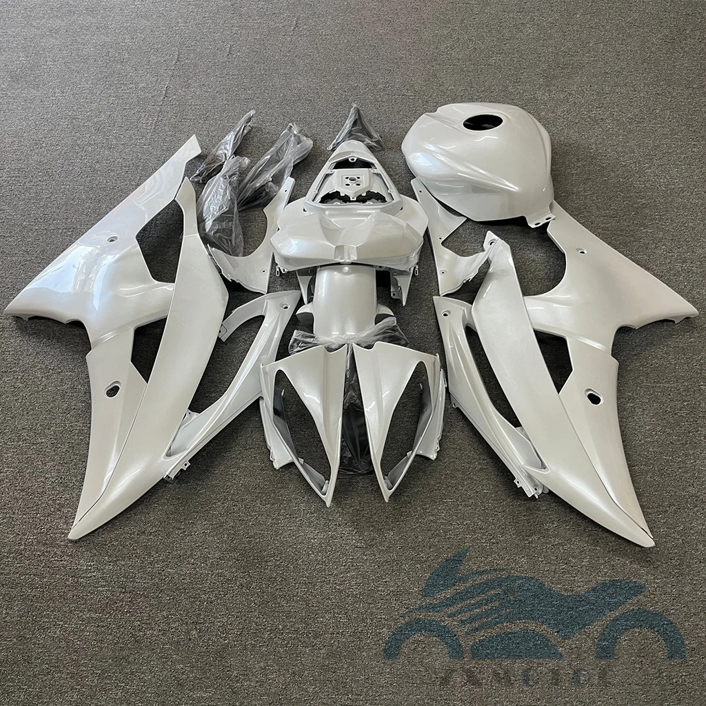 

New Suitable For YAMAHA YZF R6 2008-2016 2012 2010 2009 2013 2015 2011 Pearl White Motorcycle Fairing kit can be customized