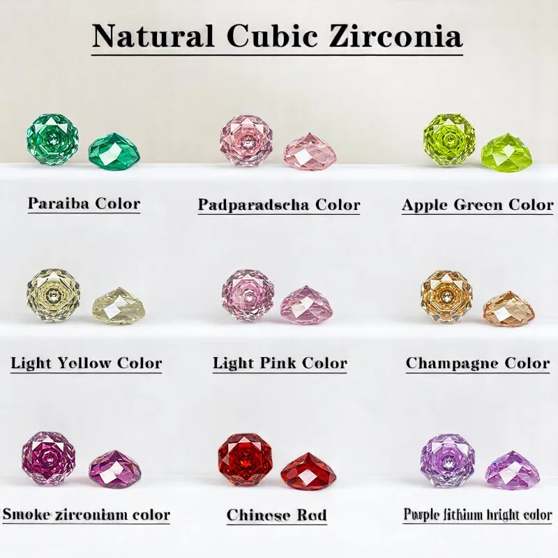 

Cubic Zirconia Wholesale natural Special Rose Cut link Charm Beads for Jewelry Making Extremely Shiny No Certificat