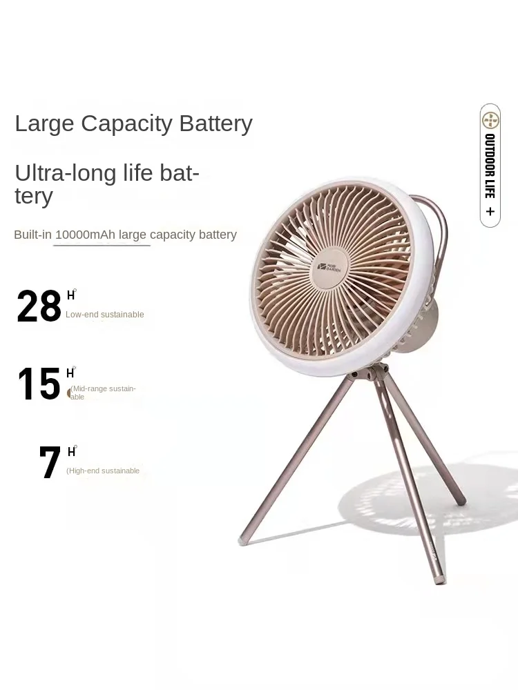 

Outdoor Small Fan Tent Lamp Multi-function Portable Ceiling Fan Camping Charging Treasure Long Endurance Camp Lamp