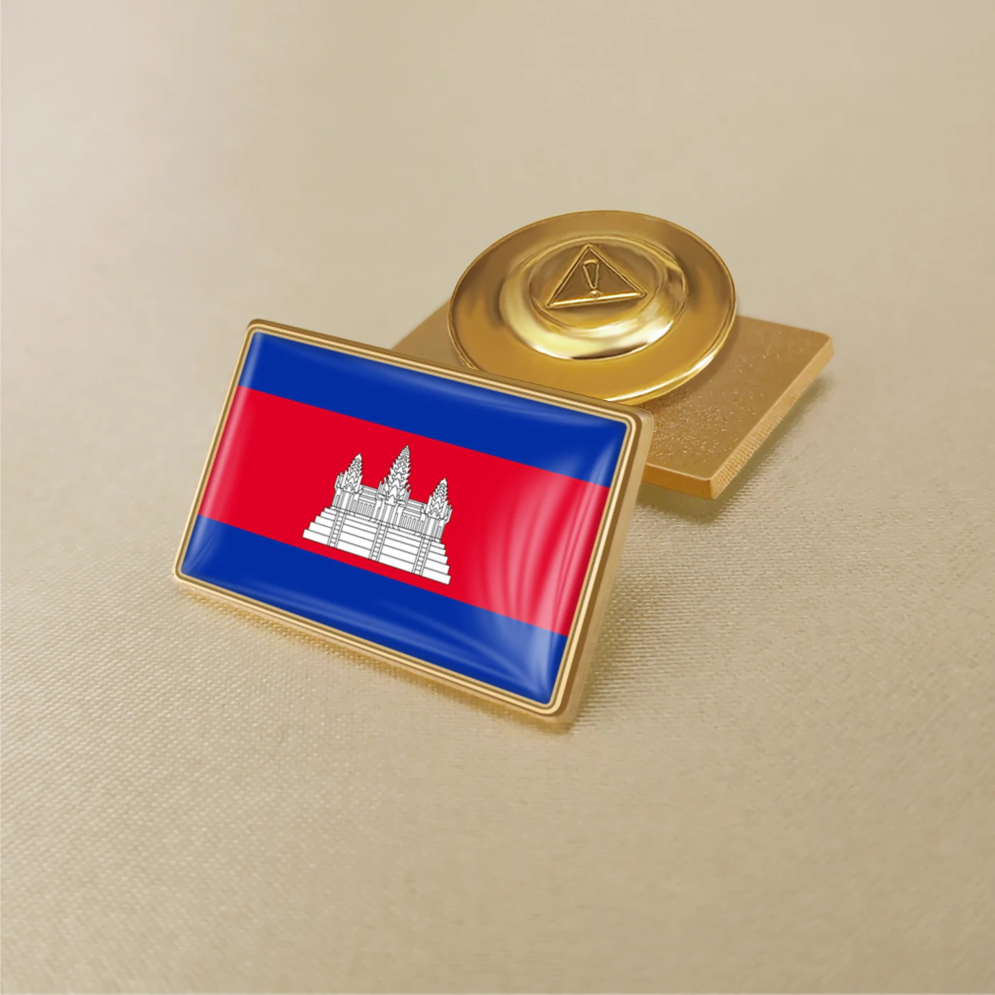 Cambodia national Flag Lapel Pins Country Badges Brooch