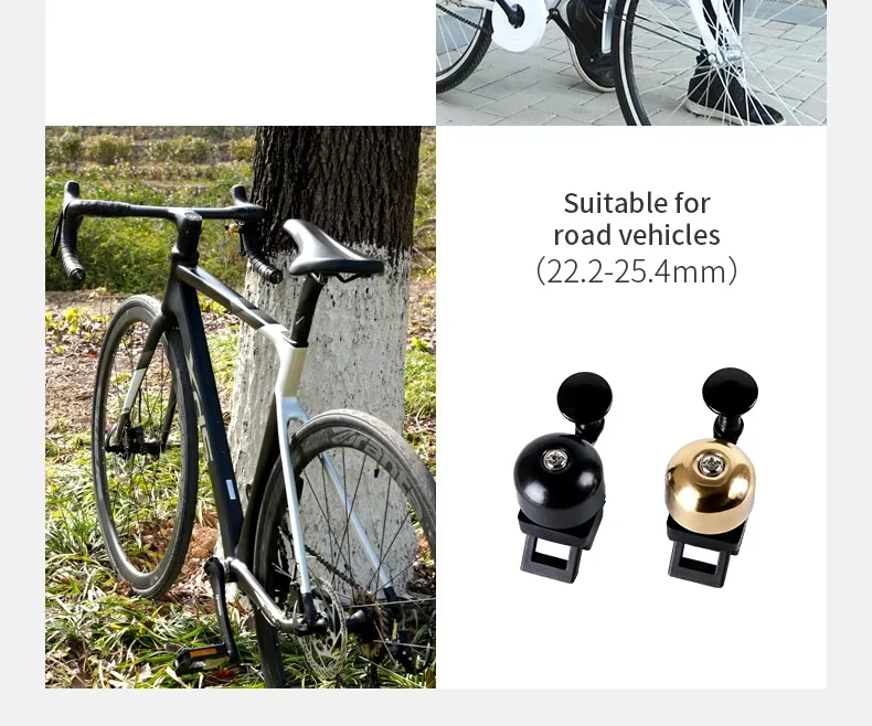Fahrradklingel Ultraleicht Kupferlegierung MTB Rennrad Lenker Ringklingel Klarer Lauter Klang Für Sicheres Radfahren Fahrradzubehör – Detail 9