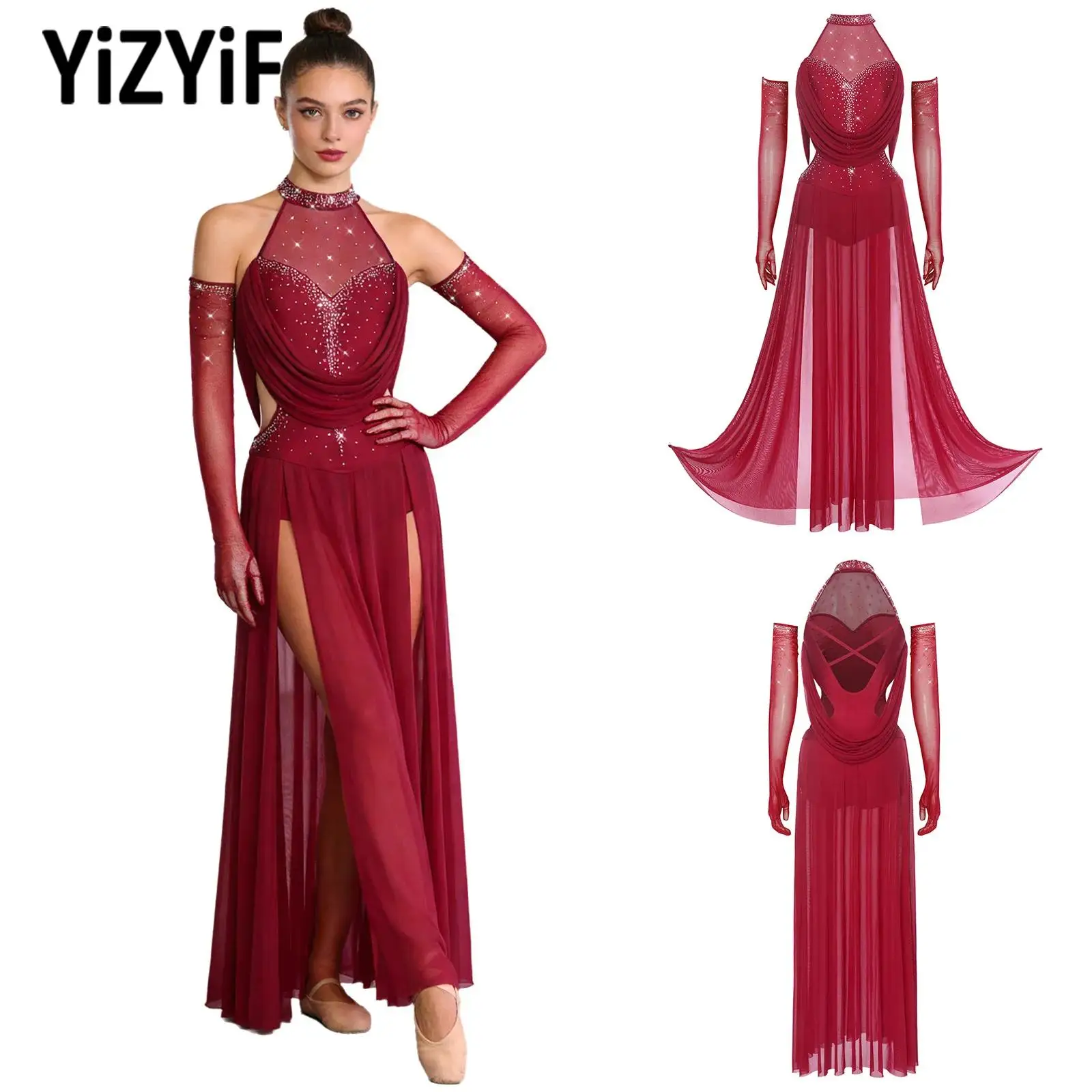 womens-lyrical-ballet-dance-dress-halter-rhinestones-backless-maxi-long-flowy-stretchy-performance-competition-stage