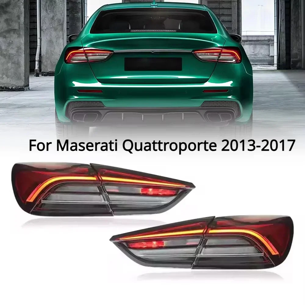 

Обновление светодиодного заднего фонаря, новая версия Trofeo для Maserati Quattroporte 2013-2017, задний фонарь Plug and play, поворотный тормозной фонарь DRL