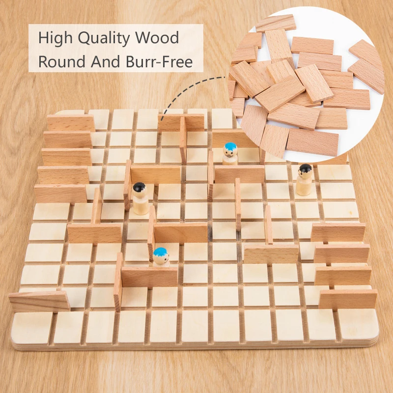 Children Logical Thinking Games Wooden Chess Toys Parent-Child Interactive Board Games Educational Toys For Kids Brain Training