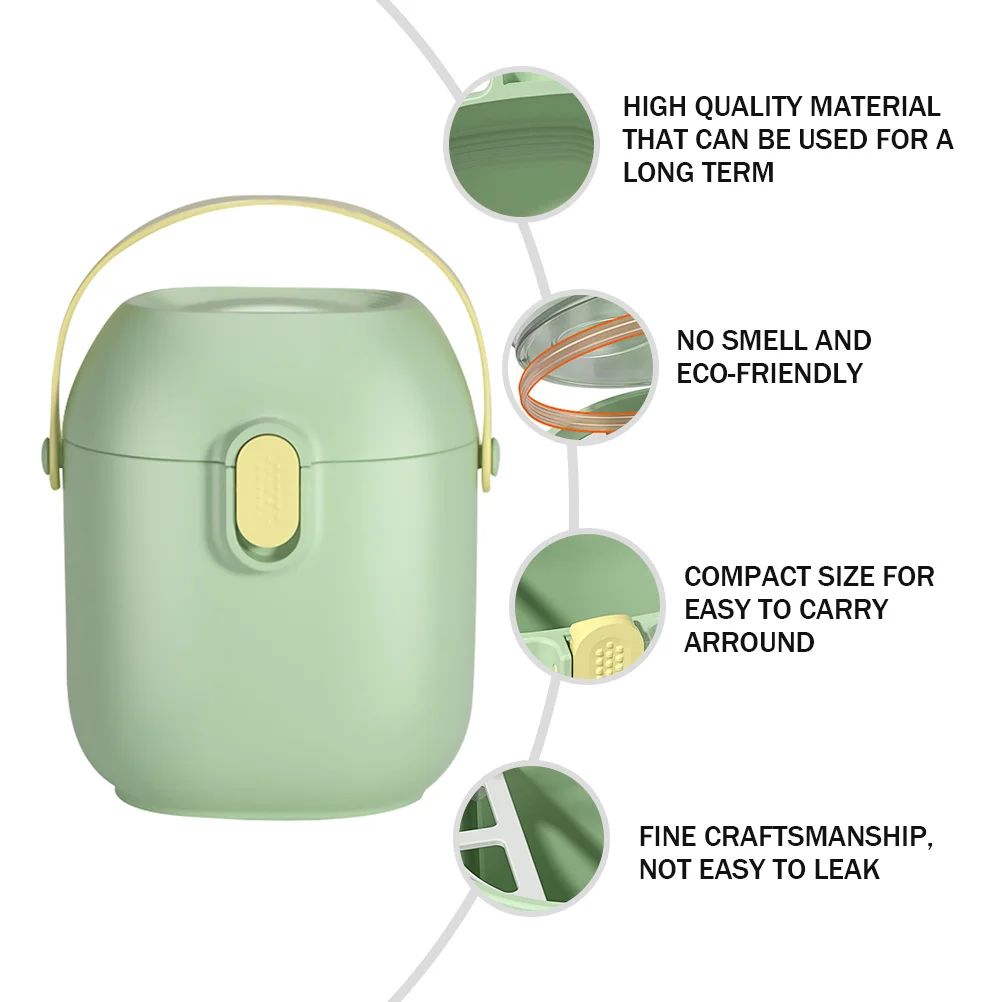 

Baby Milk Powder Storage Box Large Capacity Portable Sealed -Friendly Silicone Lightweight Leak Proof Travel