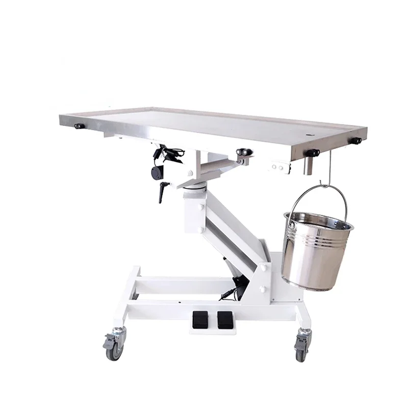 Clinic Omnibearing Adjustable Pet Therapy Rotational Operation Table Rotary Surgical Table Veterinary