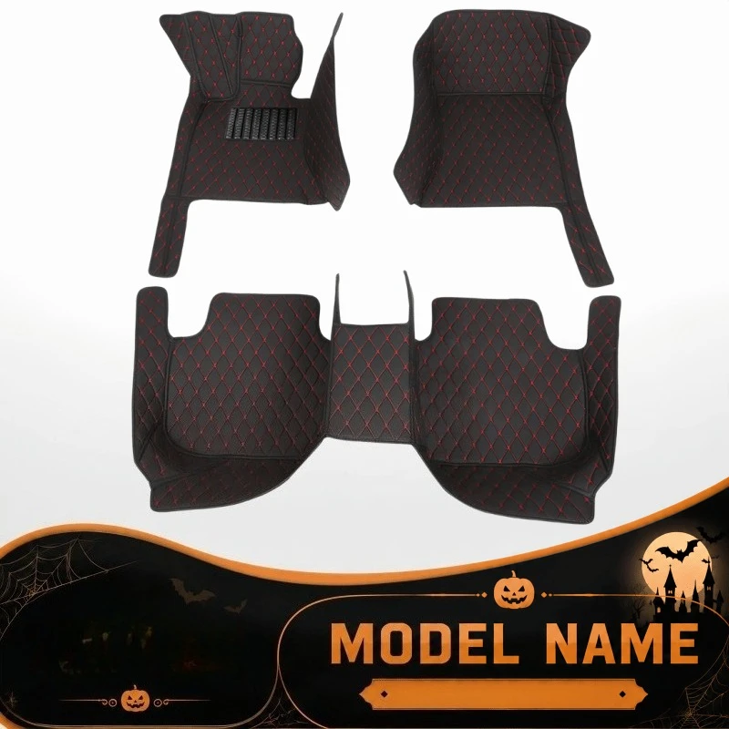 For foton tunland v9 Precision-Fit 3D Full Coverage Diamond Faux Pu Faux pu leather Car Floor Mats, Anti-Slip