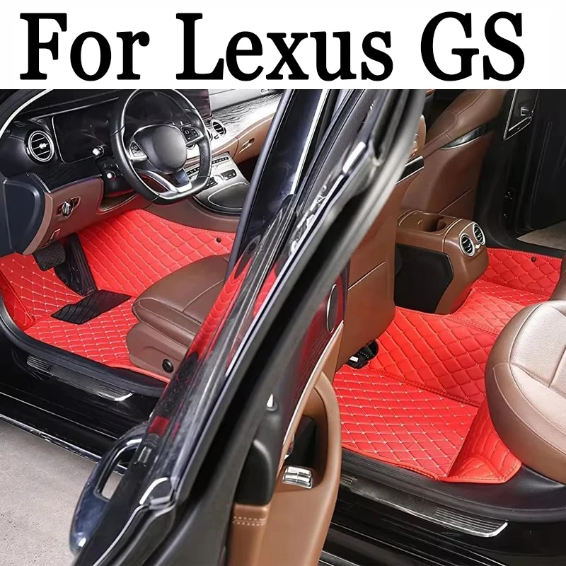 

Luxury Car Floor Mats For Lexus GS 2011 2010 2009 2008 Waterproof Carpet Rugs Custom Auto Accessories Interior Part Replacement
