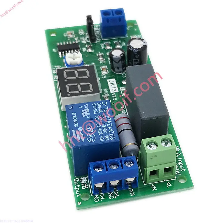 Interruttore temporizzato dell'attrezzatura del forno per saldatura a punti con display del modulo relè di ritardo regolabile con spegnimento temporizzato 220V