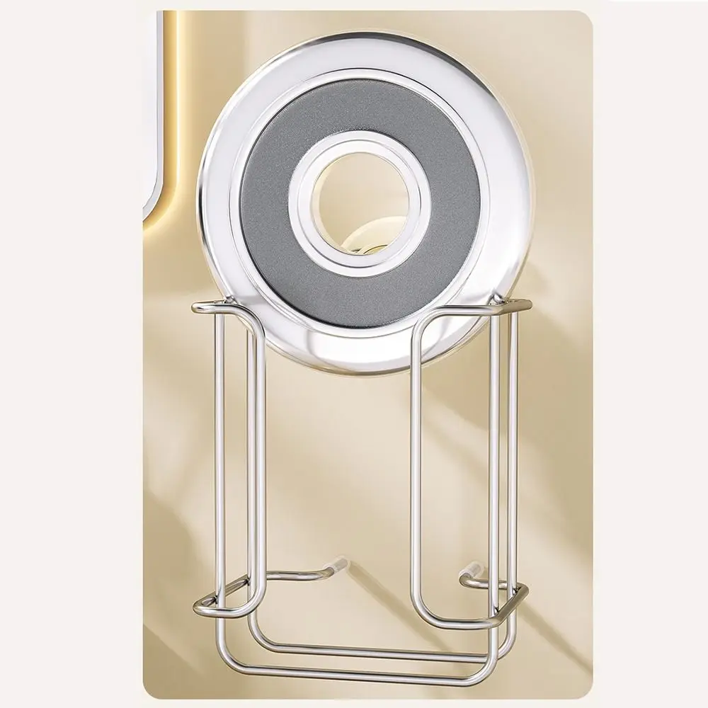 Wall-mounted Suction Cup Toilet Paper Rack Suction Cup Punch-Free Wet Tissue Holder Waterproof Space Saving view 4