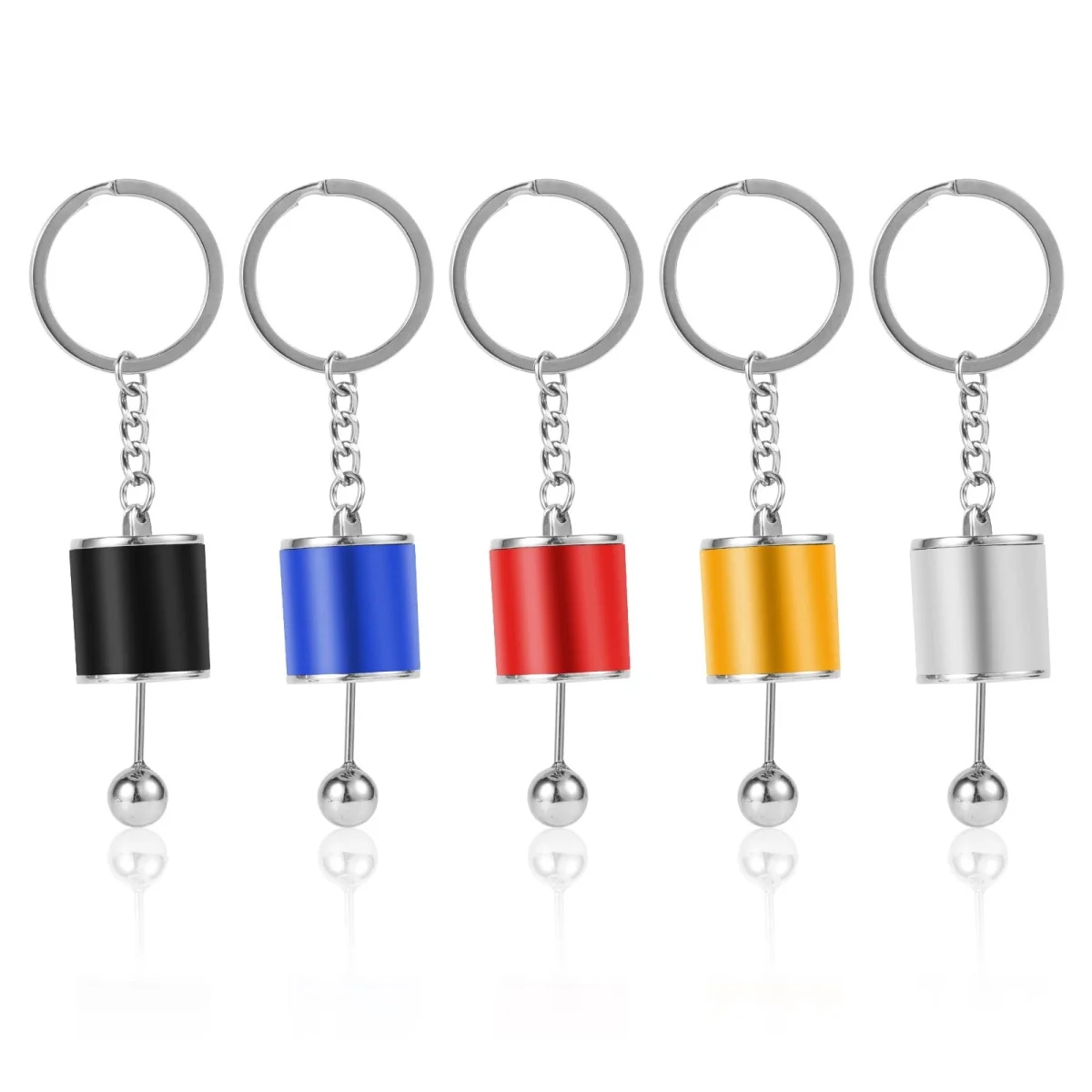 Mini Gear Shift Keychain Car Manual Gear Stick Pendant Auto Racing Bag Charm Cool Gift For Car Lovers Drivers